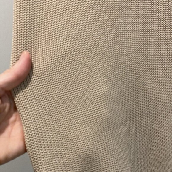 Aritzia Wilfred Palmier Tan Sleeveless Knit Tunic - Picture 7 of 12